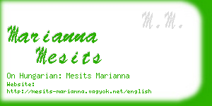 marianna mesits business card